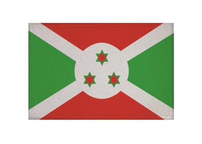 Aufnäher Burundi Patch 9 x 6 cm 