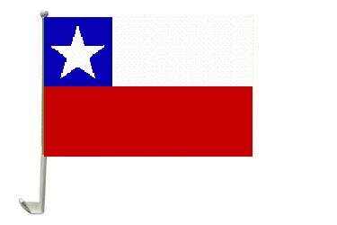 Autoflagge Chile 30 x 40 cm 