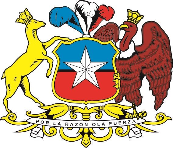 Aufkleber Chile Wappen 