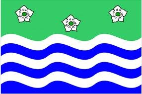 Miniflag Cumbria 10 x 15 cm 