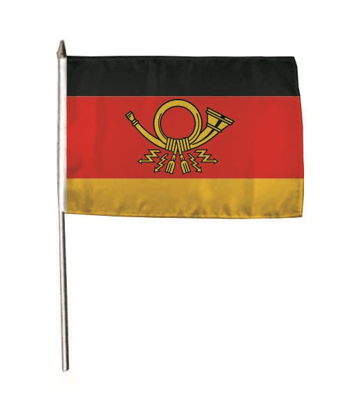 Stockflagge Deutsche Post  30 x 45 cm 