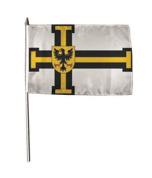 Stockflagge Deutscher Orden Hochmeister  30 x 45 cm 