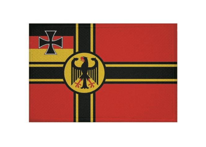 Aufnäher Deutscher Widerstand Kriegsflagge Bundesadler Patch  9x 6   cm 