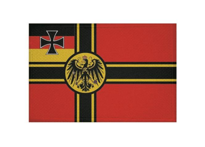 Aufnäher Deutscher Widerstand Kriegsflagge Preußen Adler Patch  9x 6   cm 