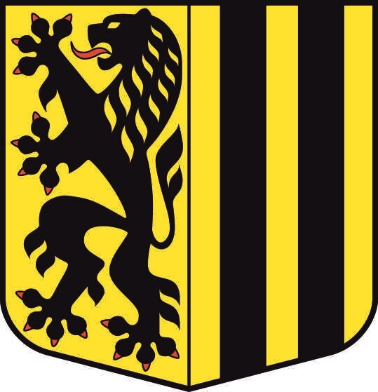 Aufkleber Dresden Wappen 