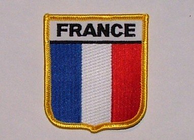 Wappenaufnäher France Frankreich 