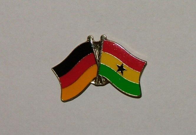 Freundschaftspin Deutschland - Ghana 25 x 15 mm 