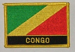 Aufnäher Kongo mit Schrift 