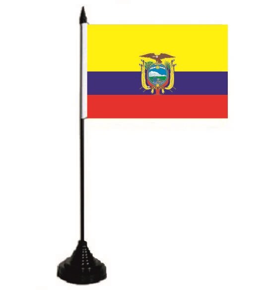 Tischflagge Ecuador 10 x 15 cm 