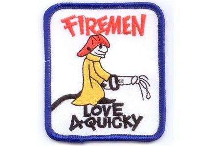 Aufnäher Firemen Love 4 Quicky 