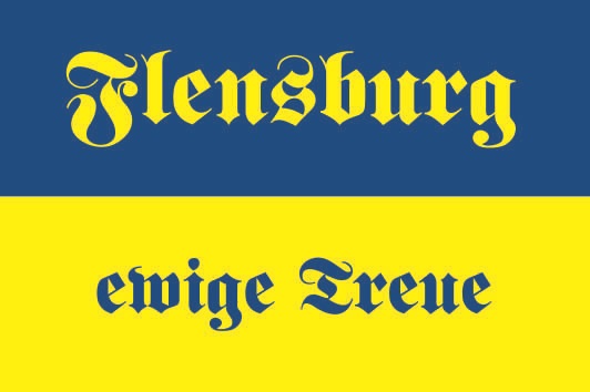Aufkleber Flensburg ewige Treue 