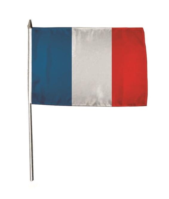 Stockflagge Frankreich 30 x 45 cm 