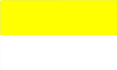 Fahne Gelb-Weiss Riesenflagge 3 x 5 m 