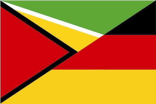 Aufkleber Guyana - Deutschland 