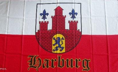 Fahne Hamburg Harburg 90 x 150 cm 