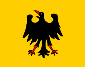 Fahne Heiliges Römisches Reich Deutscher Nation bis 1401 90 x 150 cm 