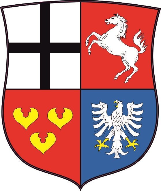 Aufkleber Herzogtum Westfalen Wappen 