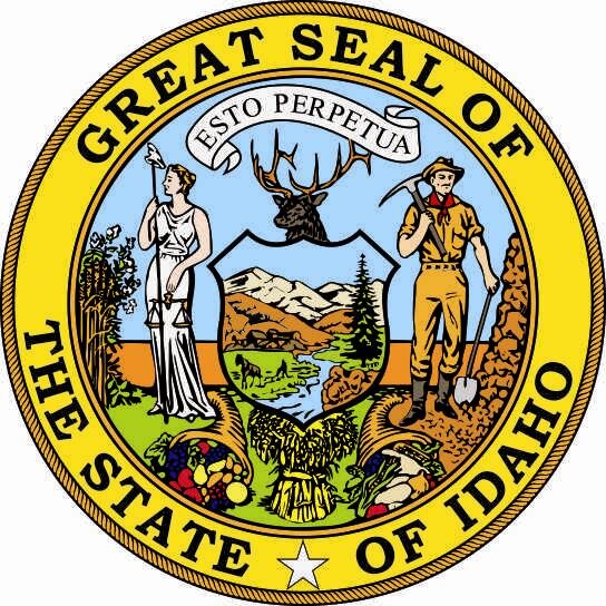Aufkleber Idaho Siegel Seal 