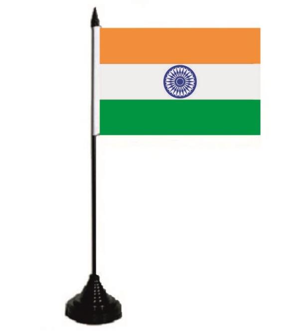 Tischflagge Indien 10 x 15 cm 