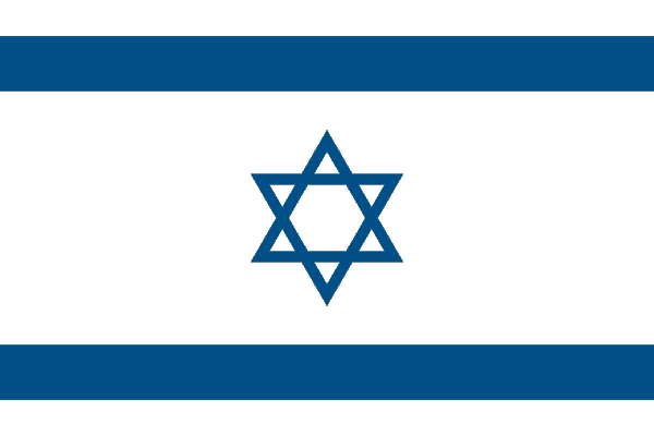 Miniflag Israel 10 x 15 cm 