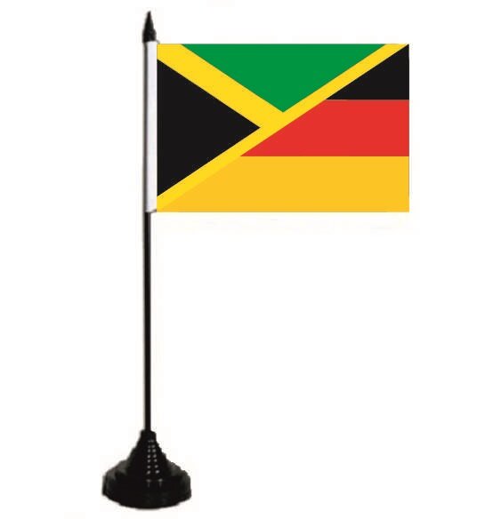 Tischflagge Jamaika - Deutschland 10 x 15 cm 