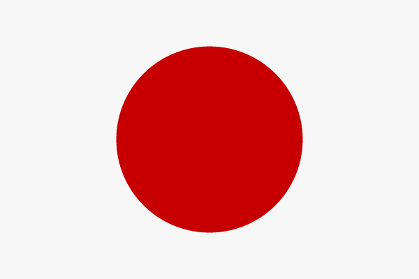 Fahne Japan 150 x 250 cm 