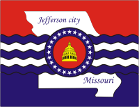 Flagge Jefferson City ( Missouri ) 