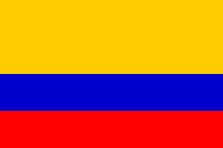 Miniflag Kolumbien 10 x 15 cm 