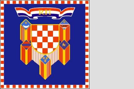 Fahne Kroatien Präsidenten Standarte 150 x 150 cm 