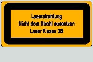 Laser Klasse 3B 14,8 x 7,4 cm 