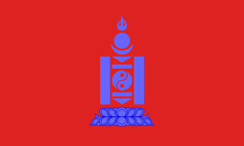 Flagge Mongolei 1924-1940 