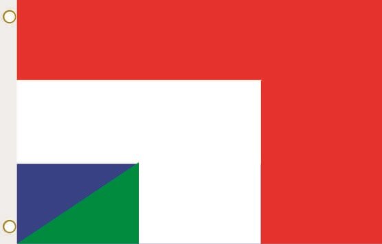 Fahne Niederlande-Italien 90 x 150 cm 