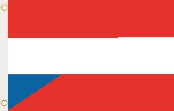 Fahne Niederlande-Österreich 90 x 150 cm 