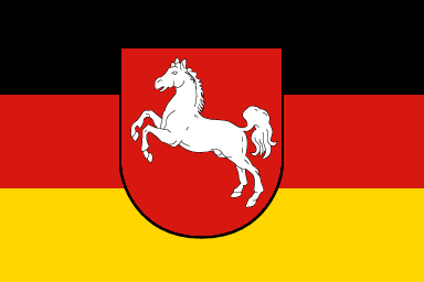 Fahne Niedersachsen 30 x 45 cm 