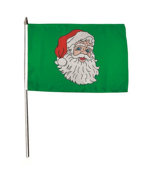 Stockflagge Fahne Flagge Nikolaus Weihnachten 30 x 45 cm 