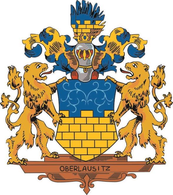 Aufkleber Oberlausitz Wappen 