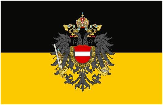 Flagge Österreich - Ungarn 