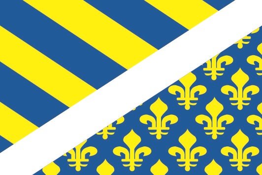 Flagge Oise Department 