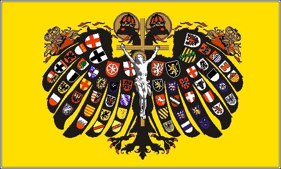 Flagge Quaternionen Adler Heiliges Römisches Reich Deutscher Nation 