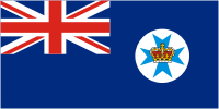 Miniflag Queensland 10 x 15 cm 