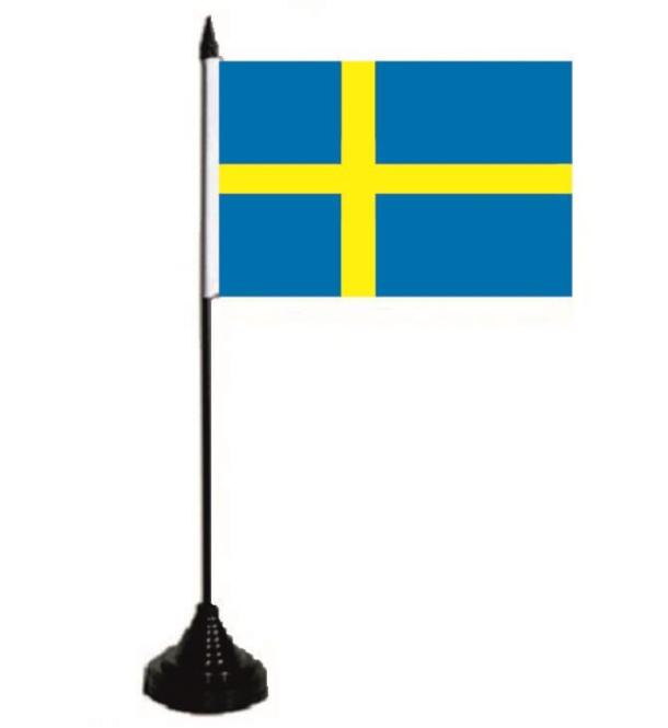 Tischflagge Schweden 10 x 15 cm 
