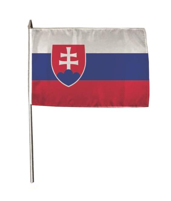 Stockflagge Slowakei 30 x 45 cm 