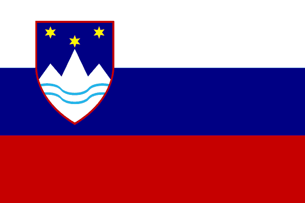 Aufkleber Slowenien 12 x 8 cm