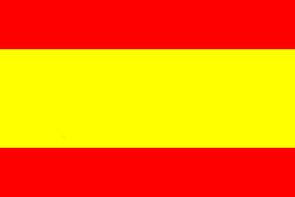 Miniflag Spanien ohne Wappen 10 x 15 cm 