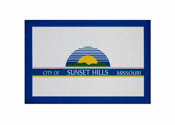 Aufnäher Sunset Hills City (Missouri) Patch 9x 6 cm 
