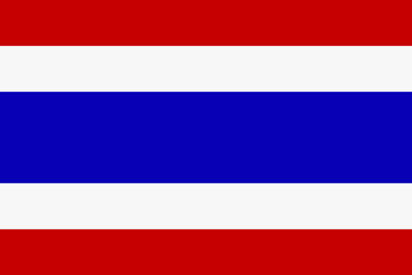 Miniflag Thailand 10 x 15 cm 