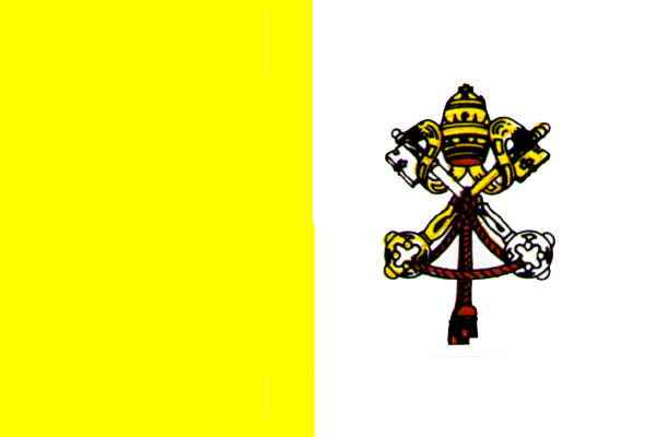 Fahne Vatikan 60 x 90 cm 