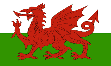 Miniflag Wales 10 x 15 cm 