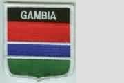 Wappenaufnäher Gambia 