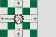Fahne Standarte Frankreich 101. Infanterie-Regiment bis 1792 150 x 150 cm 